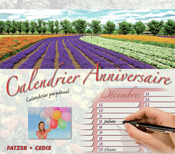 CALENDRIER ANNIVERSAIRE