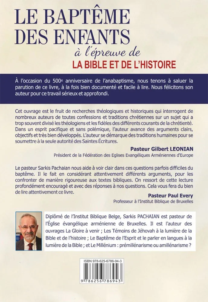 Baptême des enfants (Le) - à l'épreuve de la Bible et de l'histoire