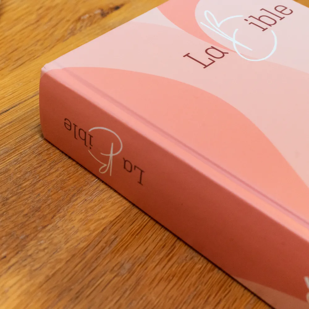 Bible Segond 21, gros caractères - couverture rigide et illustrée - rose