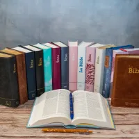 Bible Segond 21 compacte (Premium Style) - couverture souple toile blanche, tranches dorées et ongle