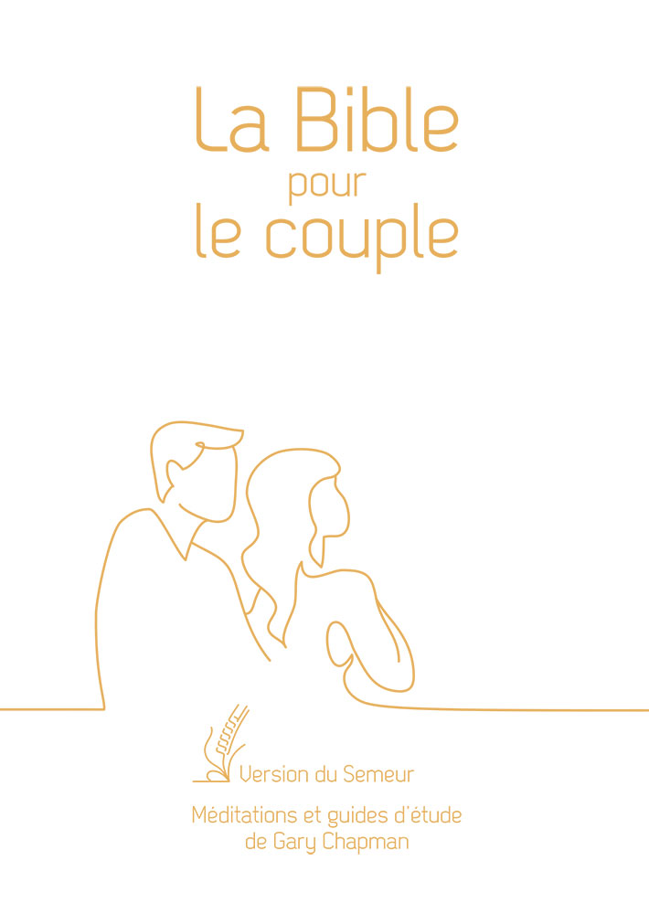 Bible - Semeur 2015 - pour le couple - blanche - rigide - tranche or