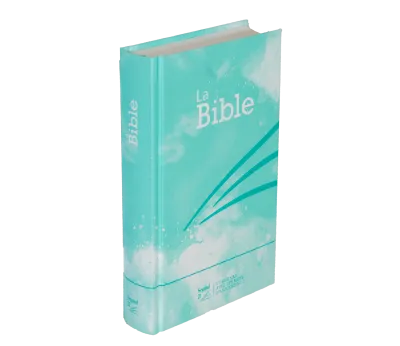Bible Segond 21 compacte - couverture rigide motif bleu turquoise