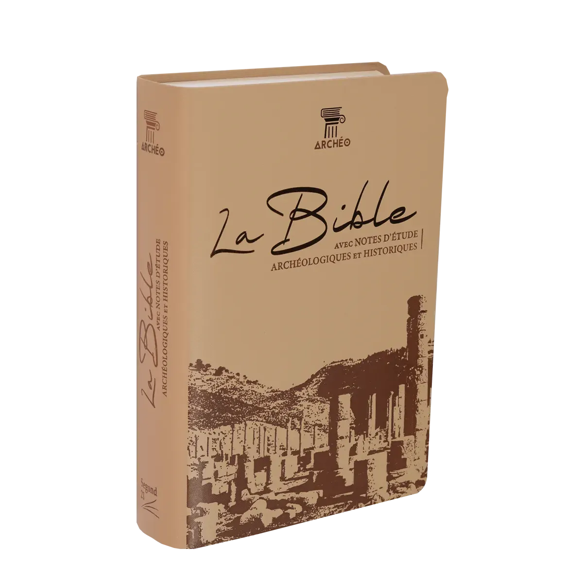 BIBLE SEGOND 21 ARCHEOLOGIQUE - COUVERTURE SOUPLE VIVELLA BRUN