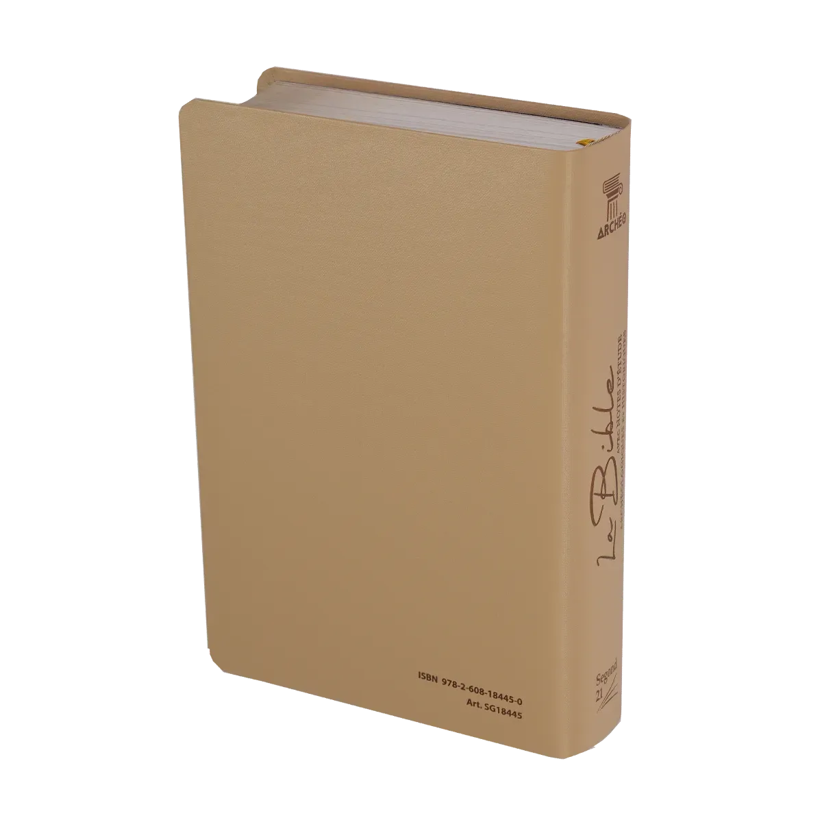 BIBLE SEGOND 21 ARCHEOLOGIQUE - COUVERTURE SOUPLE VIVELLA BRUN