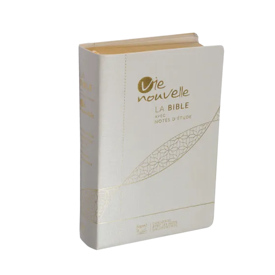Bible Segond 21 Vie Nouvelle - souple - toile blanc - tranches or