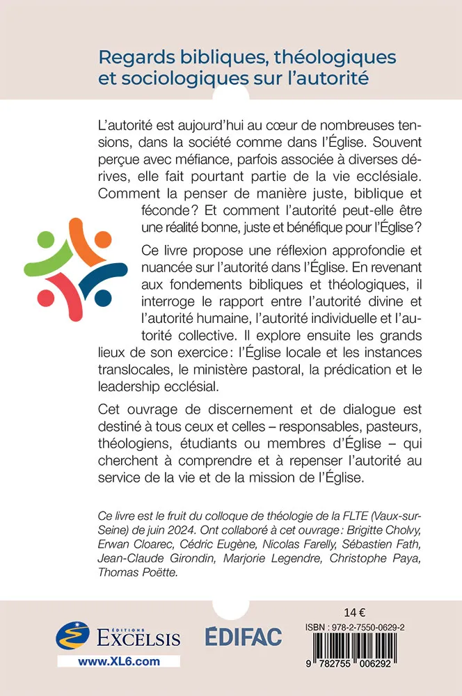 L'autorité dans l'église - De l'ordre divin aux défis humains