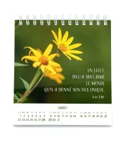 Calendrier Pensées fleuries