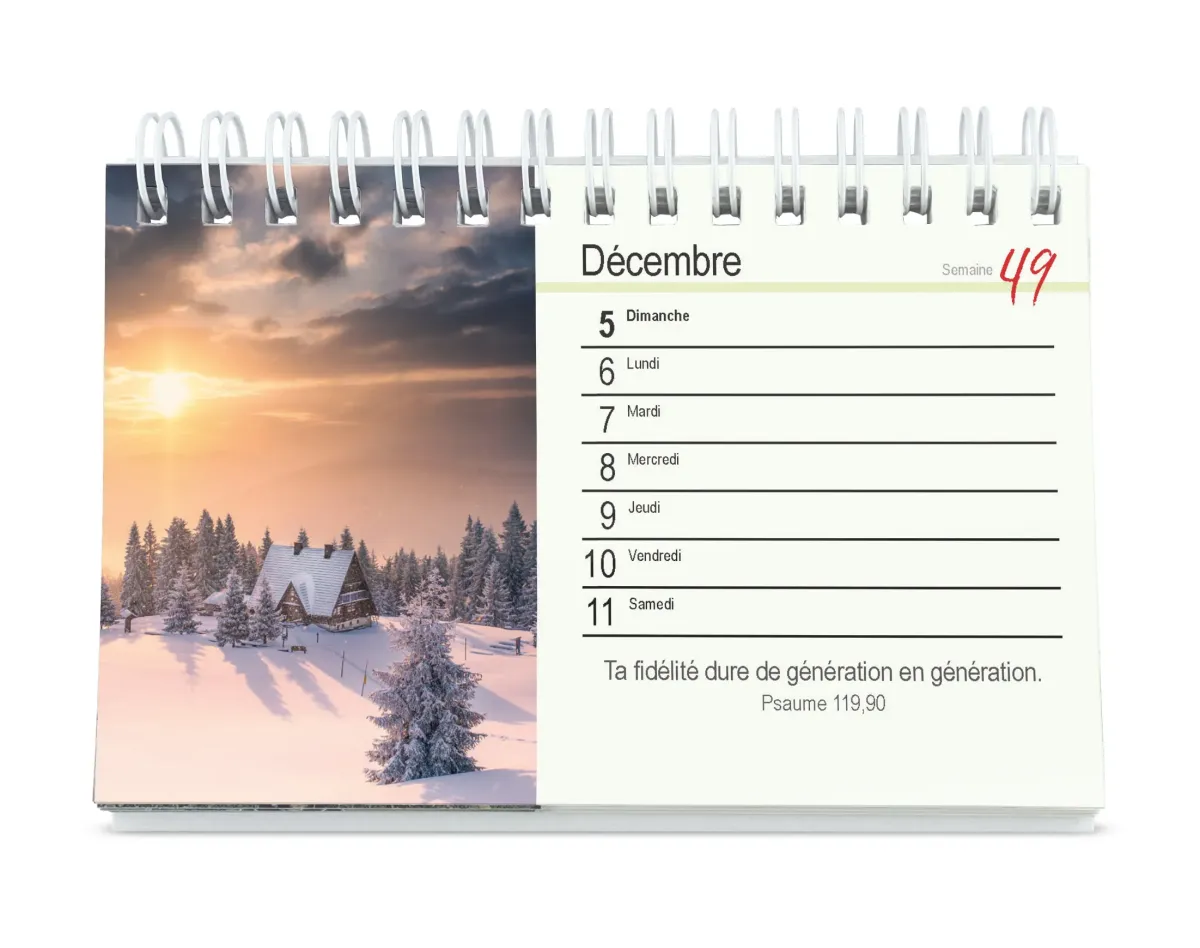 Calendrier Tu m'accompagnes