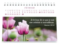 Calendrier Plaisir d'offrir - gros caractères
