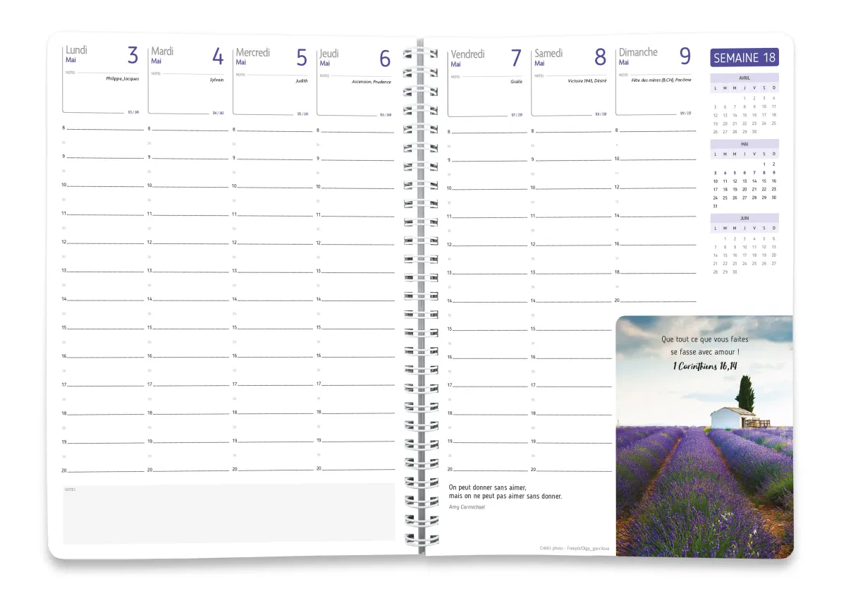 Agenda Liberté - format A5