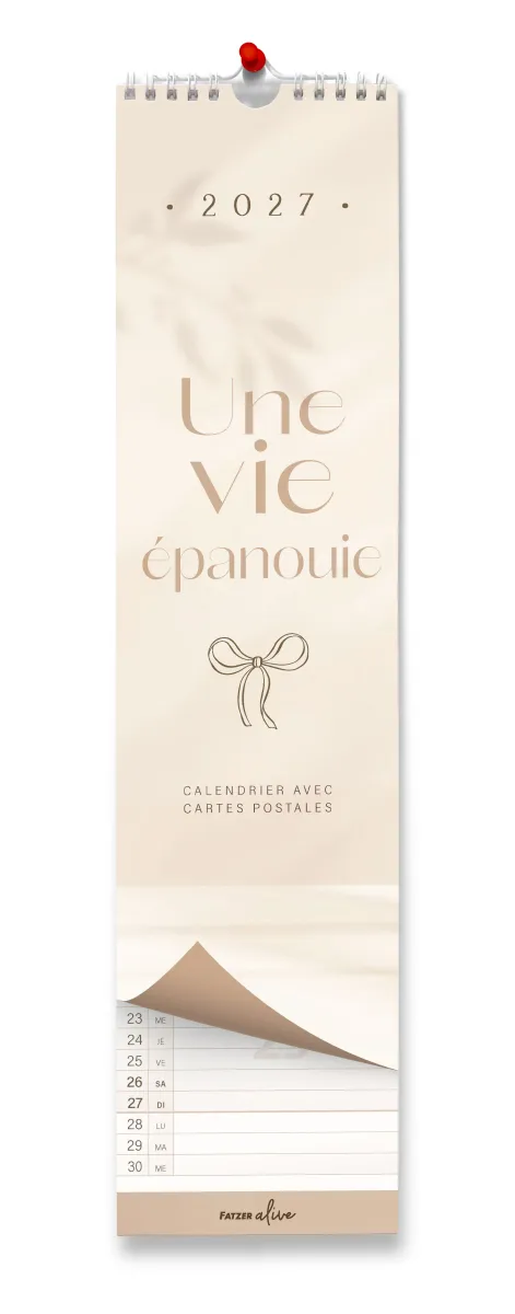 Calendrier Une vie épanouie