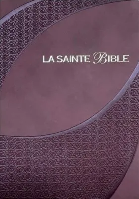 Bible Segond 1910 gros caractères similicuir brun, onglets, tranche or