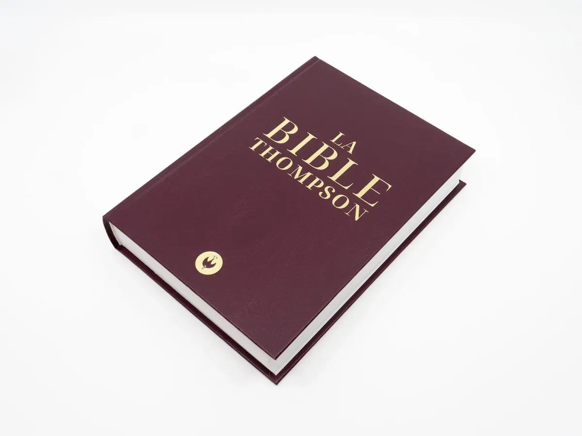 Bible Thompson version Colombe - Couverture rigide - Paroles de Jésus en rouge