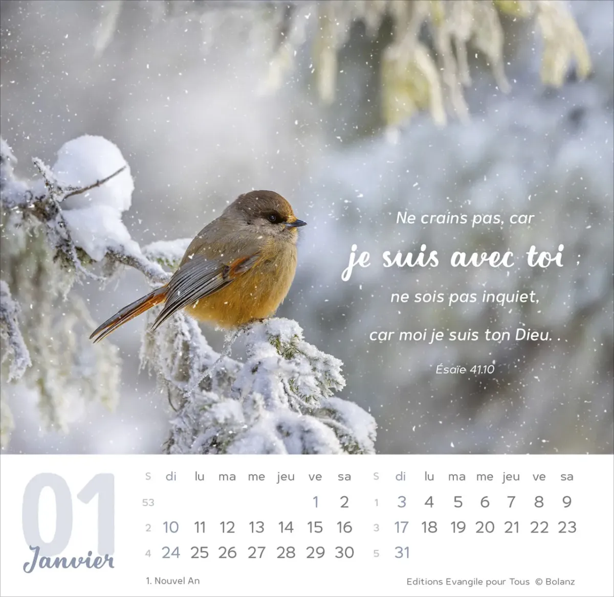 Calendrier Vivre - cartes postales avec méditations