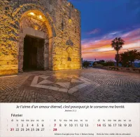 Calendrier Israël Shalom - de table