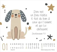 Calendrier Petits amis - mini de table