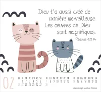 Calendrier Petits amis - mini de table