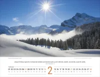 Calendrier Paysages Suisses - allemand