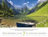 Calendrier Paysages Suisses - allemand