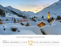Calendrier Paysages Suisses - allemand