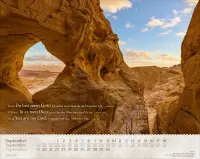 Calendrier Israël Shalom - trilingue, mural