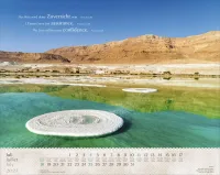 Calendrier Israël Shalom - trilingue, mural