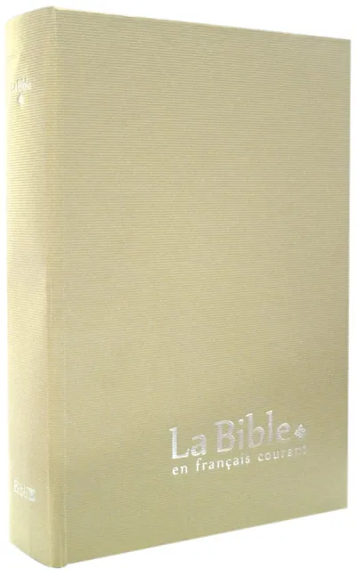 BIBLE FR. COURANT GROS CARACTERES RIGIDE BEIGE - AVEC DEUTEROCANONIQUES
