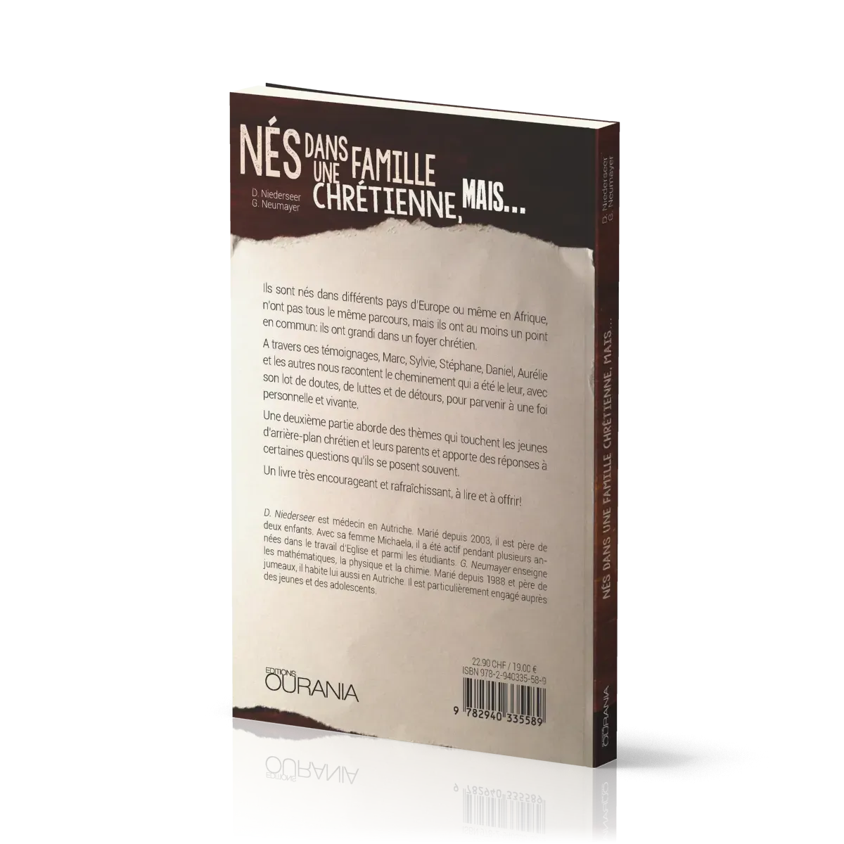 NES DANS UNE FAMILLE CHRETIENNE, MAIS... - DES JEUNES TEMOIGNENT