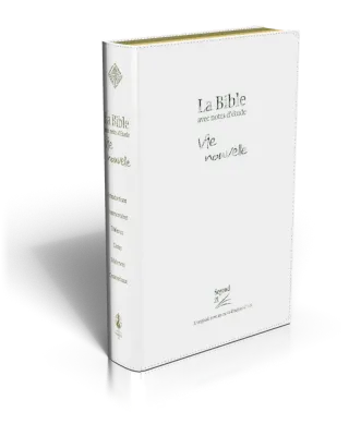 BIBLE SEGOND 21 VIE NOUVELLE SOUPLE VIVELLA BLANC TR. OR AVEC BOITIER