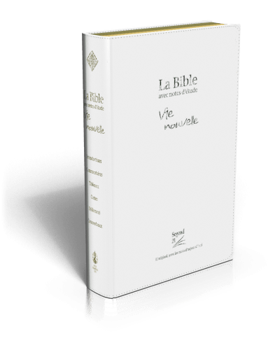 BIBLE SEGOND 21 VIE NOUVELLE SOUPLE VIVELLA BLANC TR. OR AVEC BOITIER