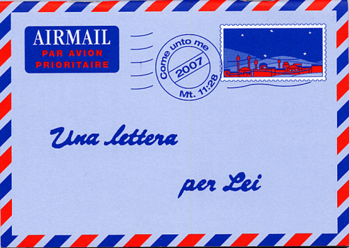 UNE LETTRE POUR VOUS-ITALIEN