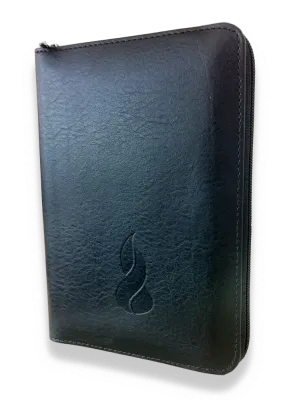 BIBLE NEG MINIATURE FIBROCUIR TR.OR. FERM. ECLAIR NOIR