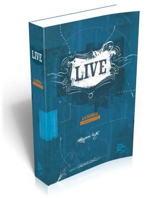 Italien - Bible - Live - Nuova Riveduta 2006 - brochée bleu