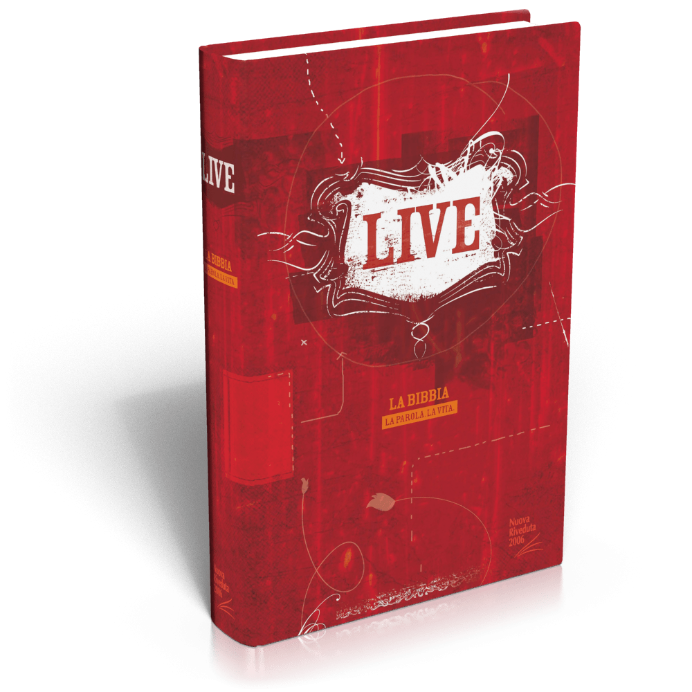 ITALIEN, BIBLE LIVE, NR2006 RELIURE RIGIDE ROUGE