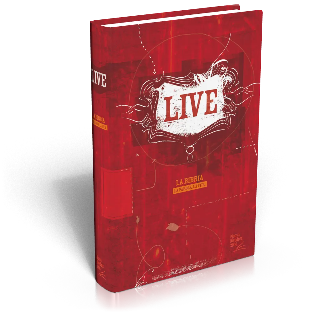 ITALIEN, BIBLE LIVE, NR2006 RELIURE RIGIDE ROUGE