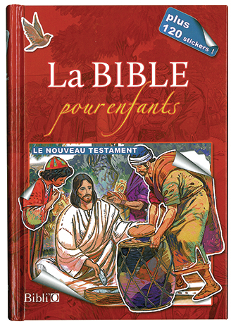 BIBLE POUR ENFANTS (LA) AVEC STICKERS - NOUVEAU TESTAMENT