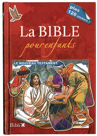 BIBLE POUR ENFANTS (LA) AVEC STICKERS - NOUVEAU TESTAMENT