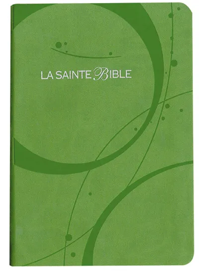 Bible Segond 1910 comptacte souple similicuir kaki tranche argent