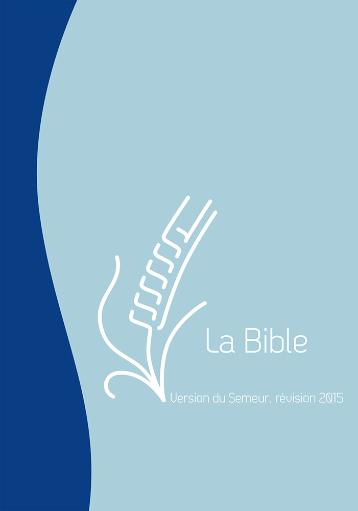 BIBLE DU SEMEUR 2015 SOUPLE VIVELLA DUO BLEU FERMETURE ECLAIR