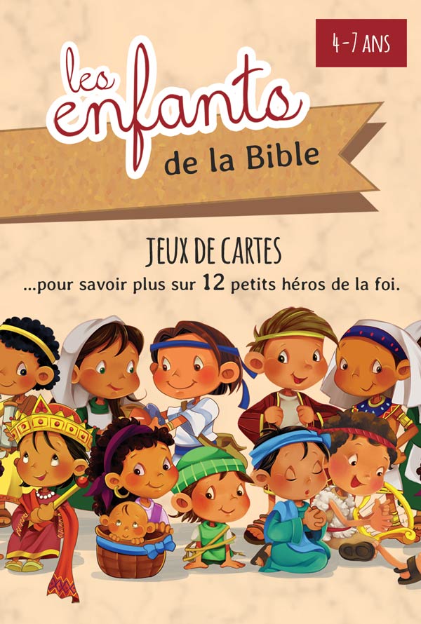 ENFANTS DE LA BIBLE (LES) - JEUX DE CARTES 4-7 ANS