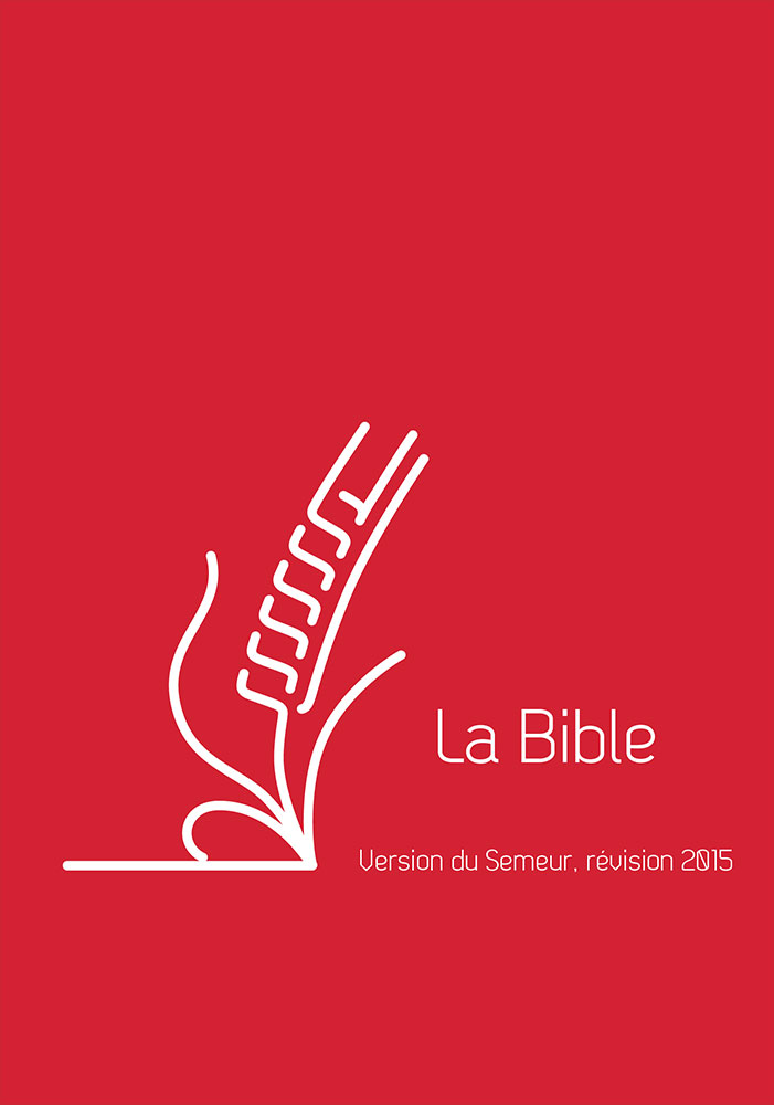 BIBLE DU SEMEUR 2015 RIGIDE ROUGE RENFORT LIN