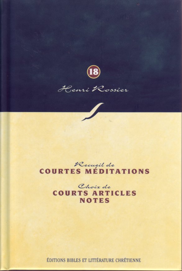 RECUEIL DE COURTES MEDITATIONS - CHOIX DE COURTS ARTICLES NOTES