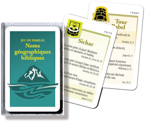 Jeu de famille - Noms géographiques bibliques