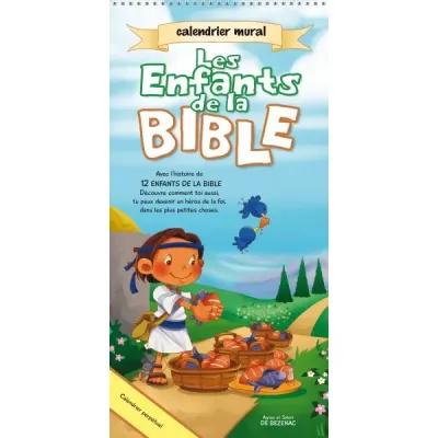 Calendrier Les enfants de la Bible - mural