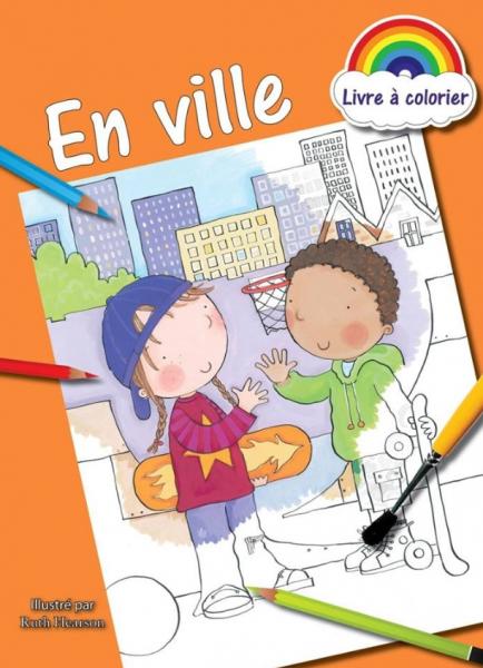 EN VILLE - LIVRE A COLORIER