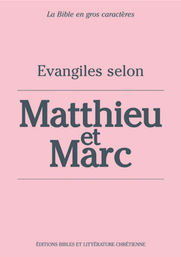 EVANG. DARBY MATTHIEU-MARC TRES GROS CARACTERES