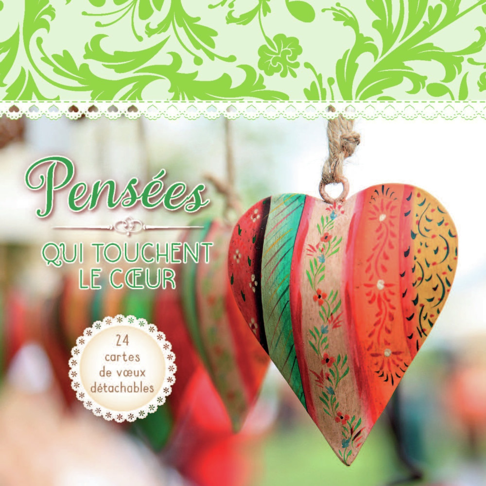 PENSEES QUI TOUCHENT LE COEUR - RECUEIL DE MINI-CARTES A SPIRALE