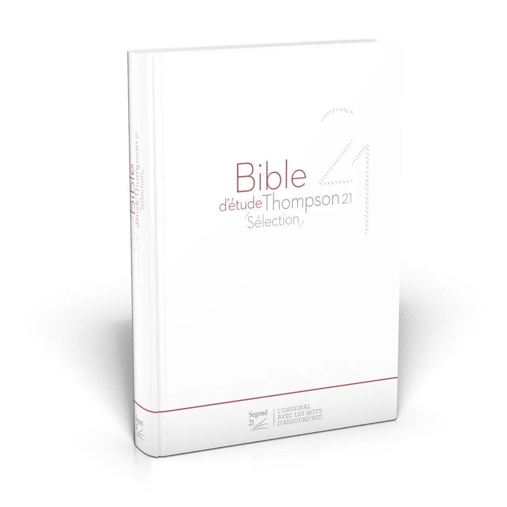 BIBLE D'ETUDE THOMPSON 21 SELECTION, COUVERTURE SOUPLE BLANCHE