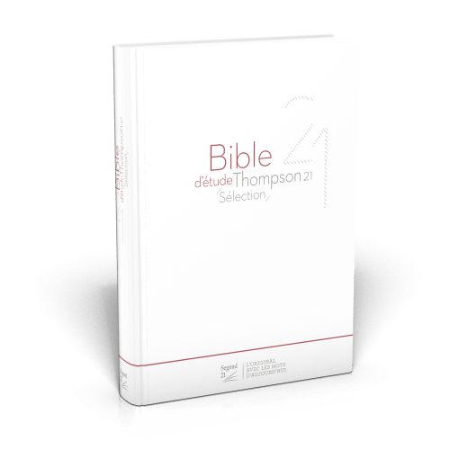 BIBLE D'ETUDE THOMPSON 21 SELECTION, COUVERTURE SOUPLE BLANCHE