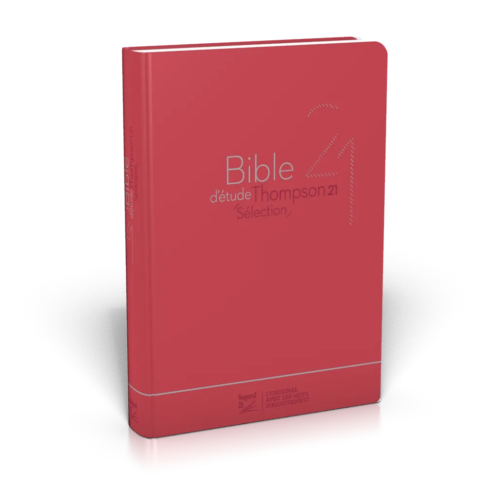 BIBLE D'ETUDE THOMPSON 21 SELECTION, COUVERTURE SOUPLE ROUGE